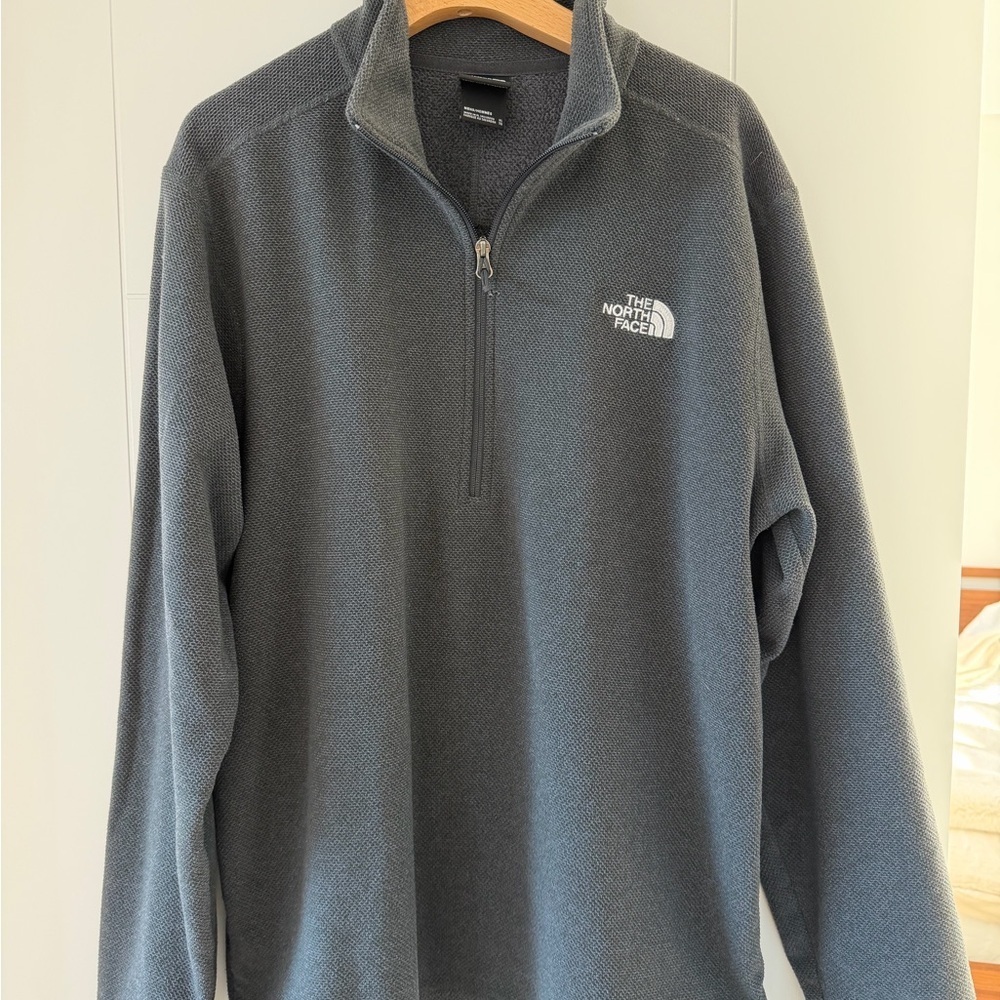 The North Face Men's Charcoal Zip-Up Sweater